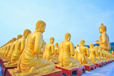 Buda heykelleri, altın buddha, Tayland, Asya