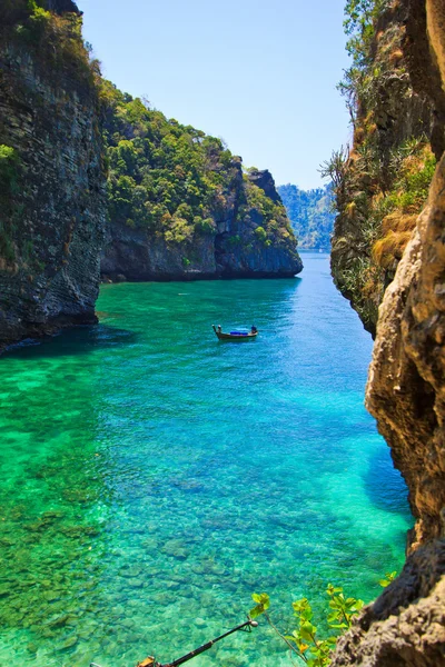 Meerblick und Insel Südthailand — Stockfoto