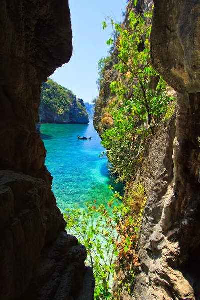 Meerblick und Insel Südthailand — Stockfoto