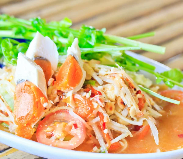 Papaya salad thailand — Stock Photo, Image