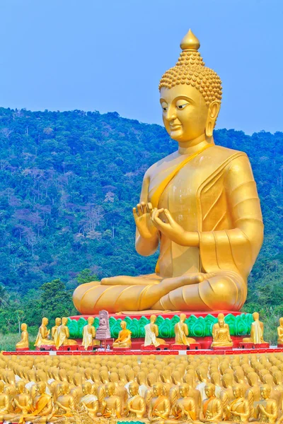 Estátuas de Buda, buda de ouro, Tailândia, Ásia — Fotografia de Stock