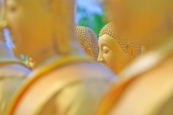 Buddha-Statuen, Goldbuddha, Thailand, Asien — Stockfoto