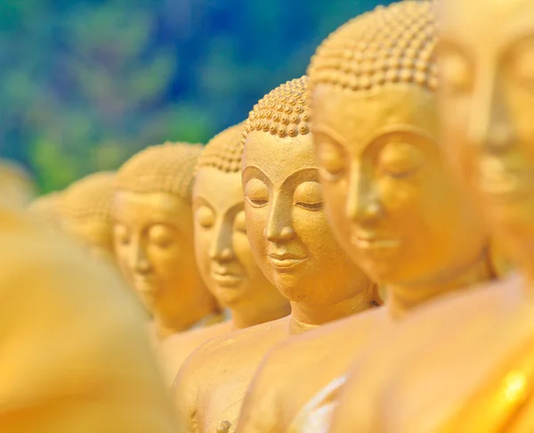 Buddha-Statuen, Goldbuddha, Thailand, Asien — Stockfoto