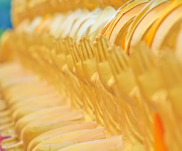 Statues de Bouddha, Bouddha d'or, Thaïlande, Asie — Photo