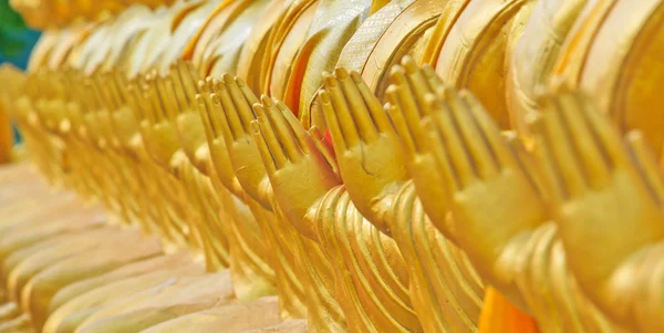 Buddha-Statuen, Goldbuddha, Thailand, Asien — Stockfoto