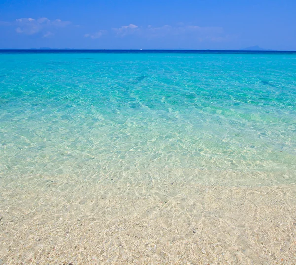 Strand und tropisches Meer Sand von Thailand Meer — Stockfoto