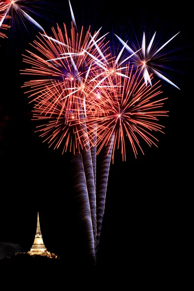 Artificii colorate — Fotografie, imagine de stoc