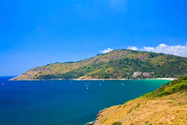 Vista de una capa de Promthep. Isla de Phuket, Tailandia — Foto de Stock