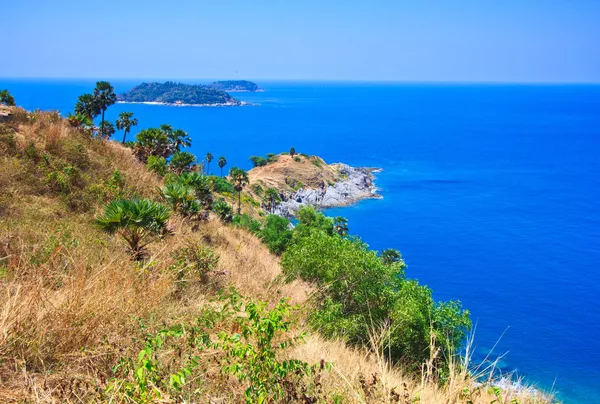 View of a Promthep cape. Phuket island, Thailand — Stock Photo, Image