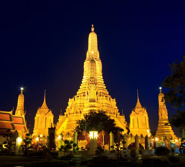 Antiguo Templo Wat Arun en Bangkok Tailandia —  Fotos de Stock