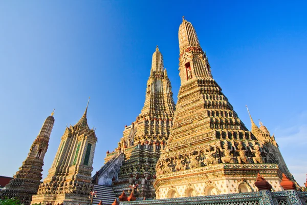 Antiguo Templo Wat Arun en Bangkok Tailandia — Foto de Stock