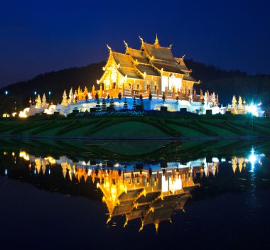 alacakaranlık ho kham luang Tapınağı Kuzey Tayland