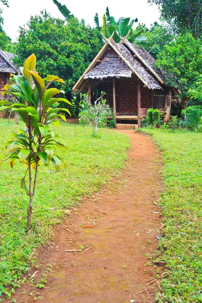 Resort en hut ten noorden van thailand — Stockfoto