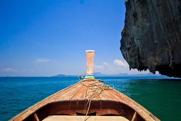 Bateau Nez Vue de face Poda Island thailand — Photo