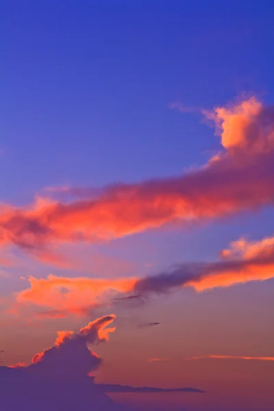 Solnedgång himmel och moln natur bakgrunder — Stockfoto