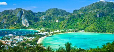 tropik ada tatil - phi phi Island, krabi thailand provin ile görüntüleme