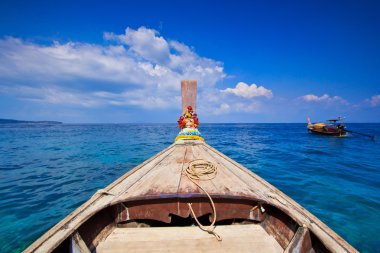 Burnu açık gemi phi phi Island Tayland göster