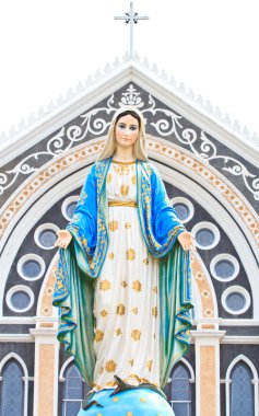 Meryem Ana heykelinin Roma Katolik Kilisesi