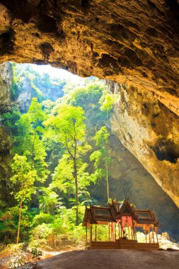 Mağara ve prachuap khiri khan il Asya Tayland köşk