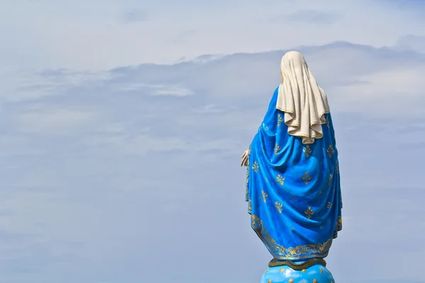 Virgin Mary Statue in Roman Catholic Church — Stock Photo, Image