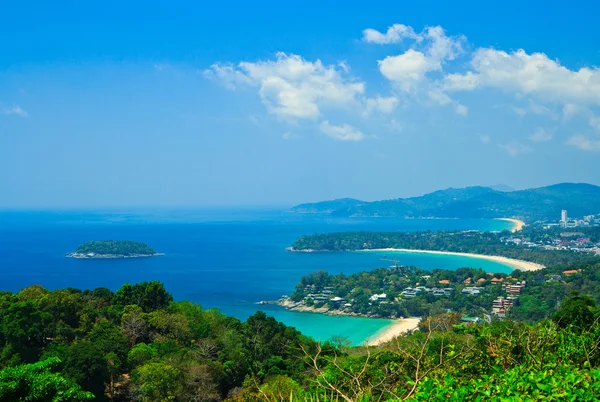 Aussichtspunkt phuket bay city thailand — Stockfoto