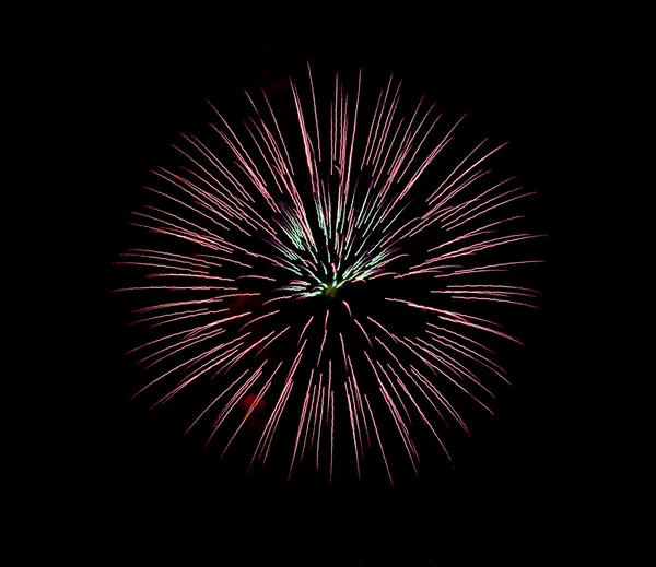 Farbenfrohes Feuerwerk — Stockfoto