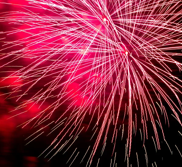 Fuochi d'artificio colorati — Foto Stock