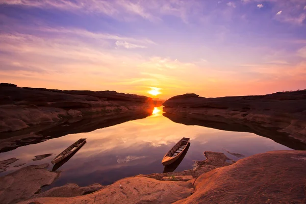 Beautiful Sunrise Ship — Stock Photo, Image