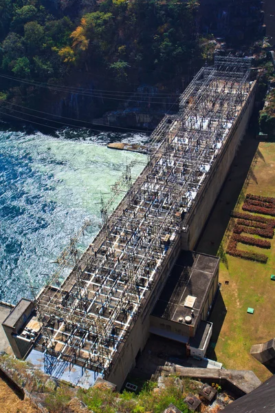 A central eléctrica na Barragem — Fotografia de Stock