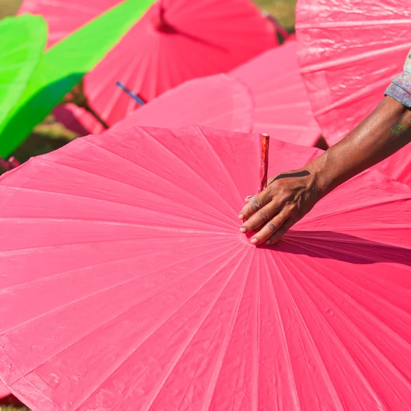 Asijské deštník — Stock fotografie