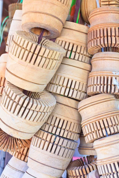 Wood umbrella frames — Stock Photo, Image