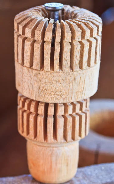 Wood umbrella frames — Stock Photo, Image