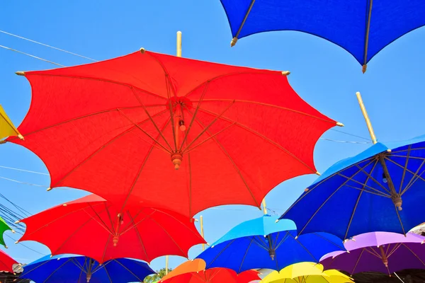 Handgemaakte paraplu — Stockfoto