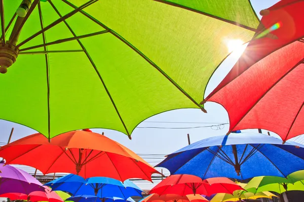 Handgefertigter Regenschirm — Stockfoto