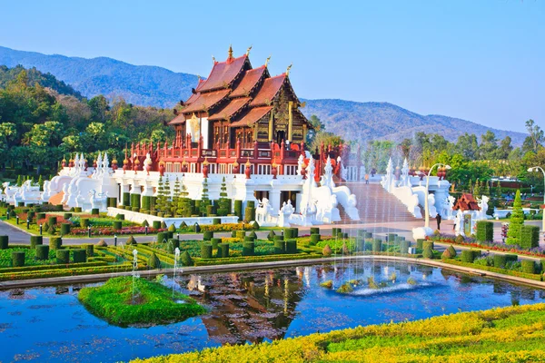 Luang chrámem severní Thajsko — Stock fotografie