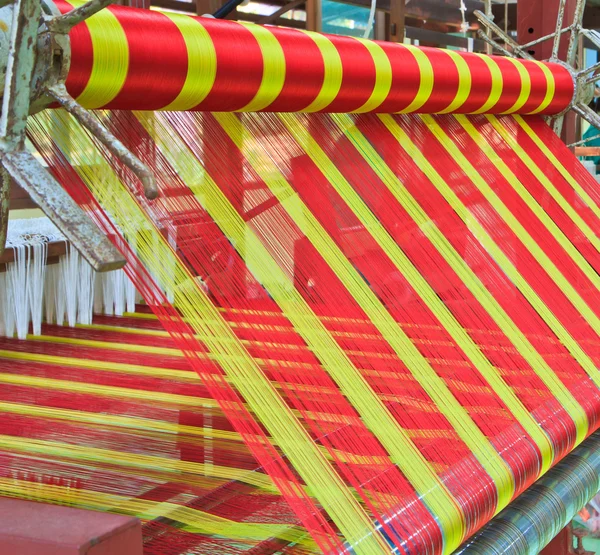 Machine woven silk — Stock Photo, Image
