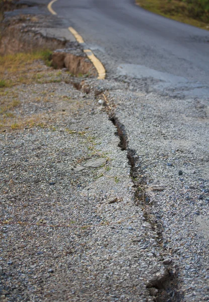 Broken road — Stock Photo, Image