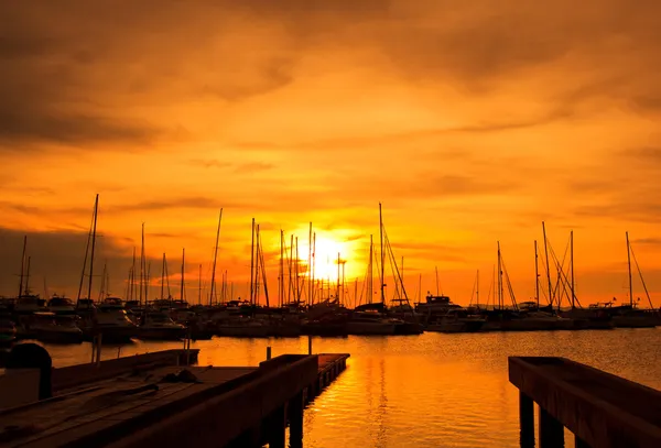 Yacht marina — Stock Photo, Image