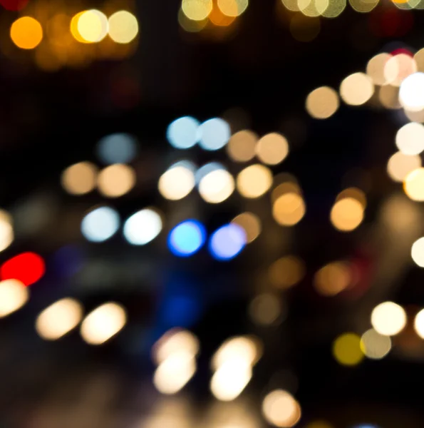 Luces nocturnas de la ciudad — Foto de Stock