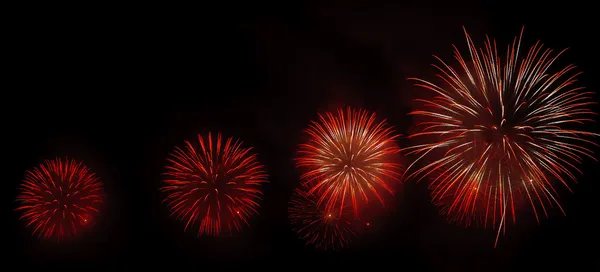 Fuochi d'artificio colorati — Foto Stock