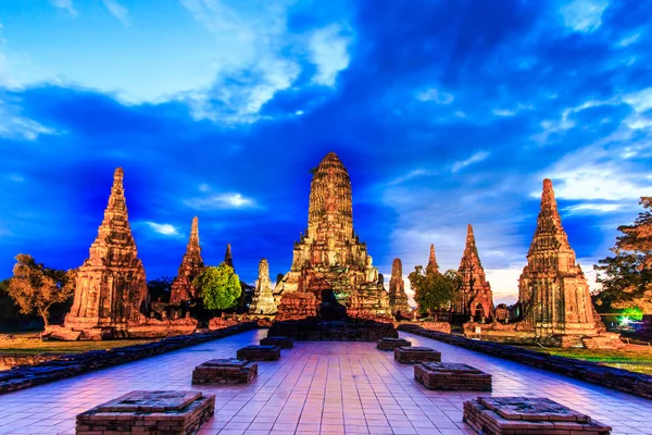 Templo wat Chaiwatthanaram — Fotografia de Stock