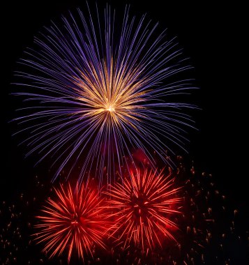 Colorful firework clipart
