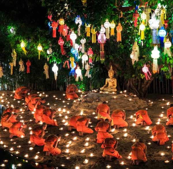 Loy krathong festival v chijského — Stock fotografie