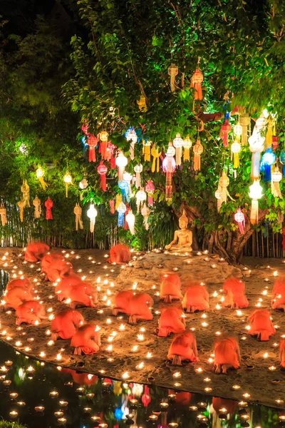 Loy Krathong festival in Chian — Stock Photo, Image
