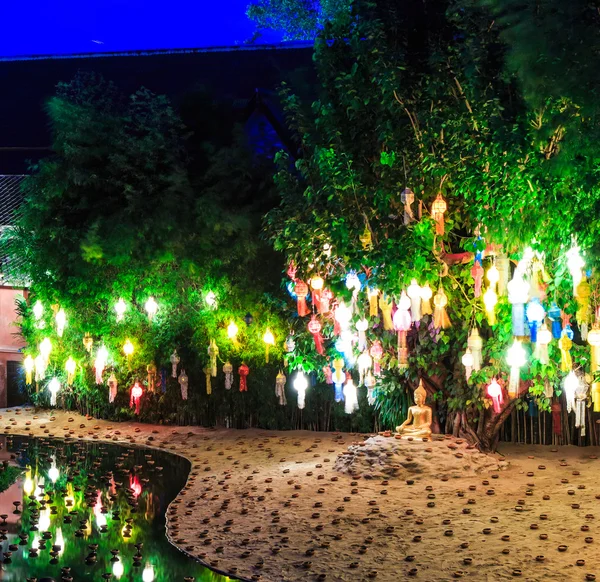 Фестиваль Лой Кратонг в Чиане — стоковое фото