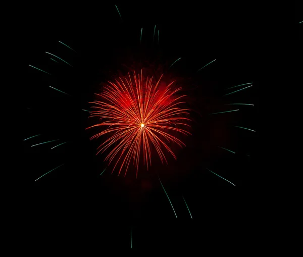 Farbenfrohes Feuerwerk — Stockfoto