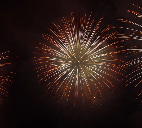 Fuochi d'artificio colorati — Foto Stock