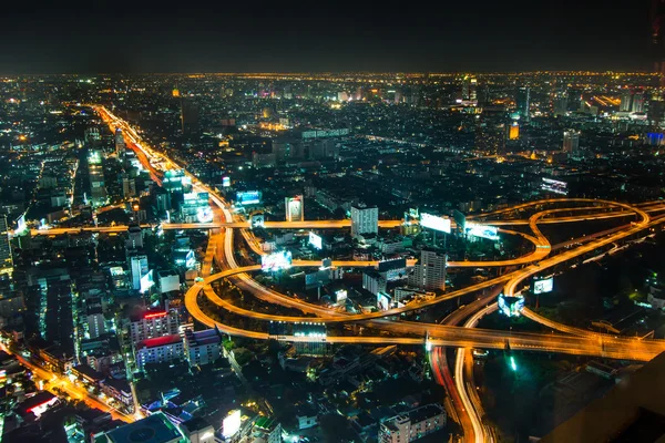 Traffic at twilight period — Stock Photo, Image