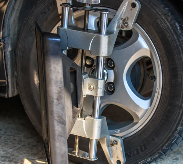 Car wheel fix — Stock Photo © Deerphoto 37205435