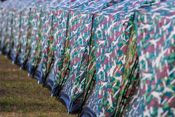 Campo de tendas — Fotografia de Stock